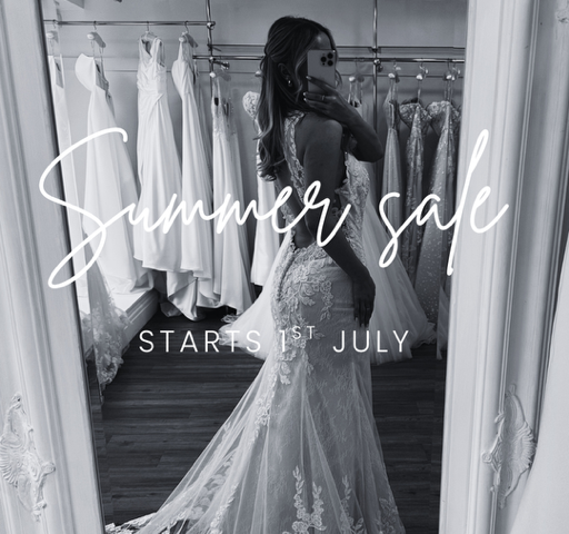 Wedding Dress Summer Sale Starts 1st July